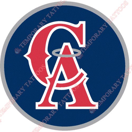 Los Angeles Angels of Anaheim Customize Temporary Tattoos Stickers NO.1650